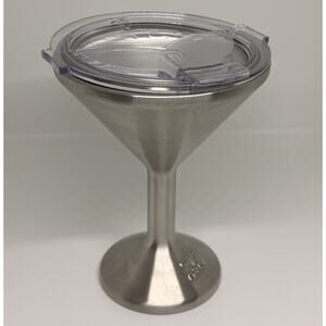 Orca Stainless Steel Martini Tumbler Lid Outdoor Cocktail Cup Glamping Barware